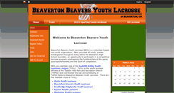 Desktop Screenshot of beavertonbeaverslacrosse.com